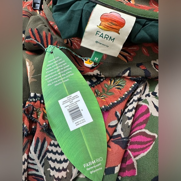 Farm Rio Women's Ainika Floral Garden Maxi Skirt in Floral Multi - Picture 6 of 6